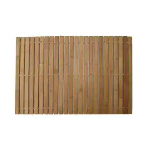 Badrumsmatta Bambu Ribbad