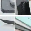 Diatomit badrumsmatta i mintfärg, vattentät och skötselvänlig med flera färger och tygtexturer.
