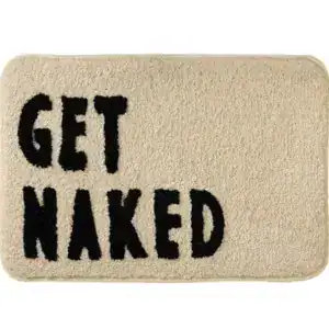 Badrumsmatta Get Naked Beige