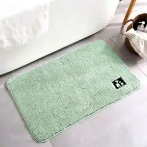 Badrumsmatta Mintgrön