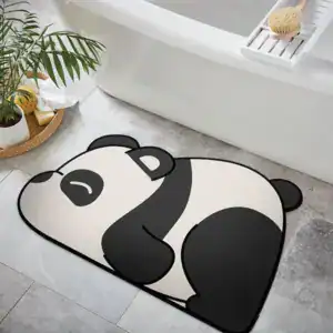 Badrumsmatta Panda