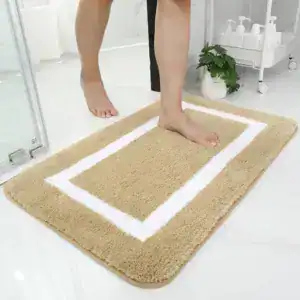 Beige Badrumsmatta Ram