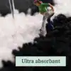 Schackrutig svart badrumsmatta – ultra absorberande, vattentät och praktisk för badrummet.